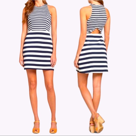 Abercrombie & Fitch Dresses & Skirts - 🌟HP🌟ABERCROMBIE & FITCH navy/white striped dress
